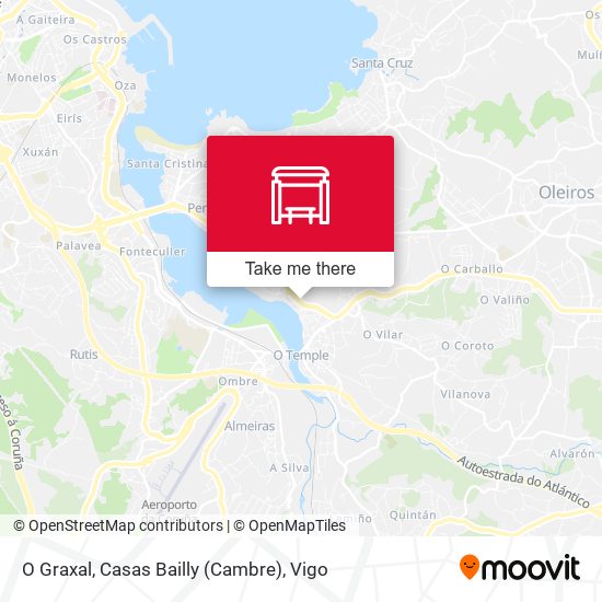 O Graxal, Casas Bailly (Cambre) map