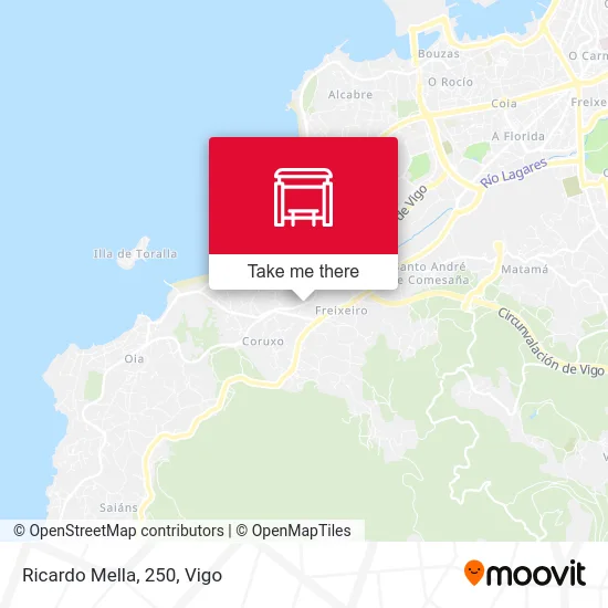 Ricardo Mella, 250 map