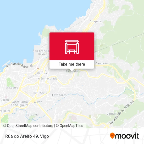 Rúa do Areiro 49 map
