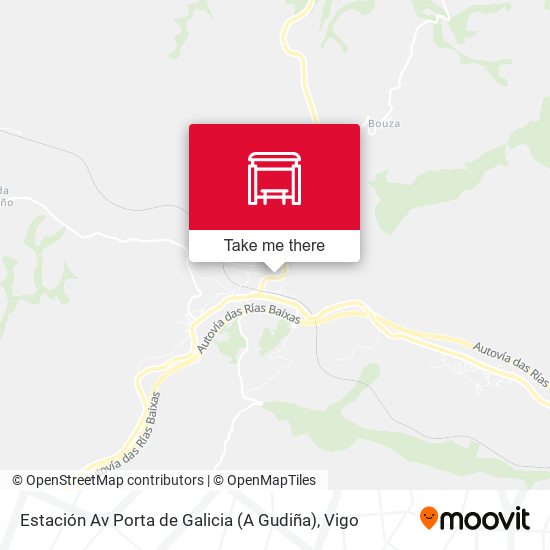 Estación Av Porta de Galicia (A Gudiña) map