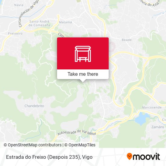 Estrada do Freixo (Despois 235) map