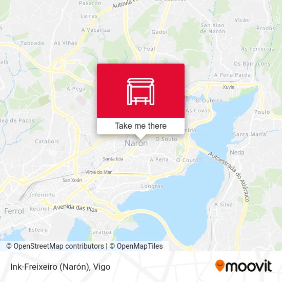 Ink-Freixeiro (Narón) map