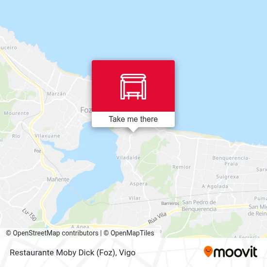 Restaurante Moby Dick (Foz) map