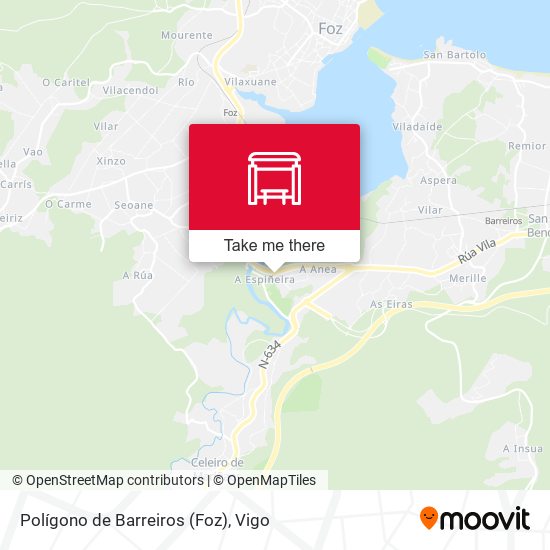 Polígono de Barreiros (Foz) map