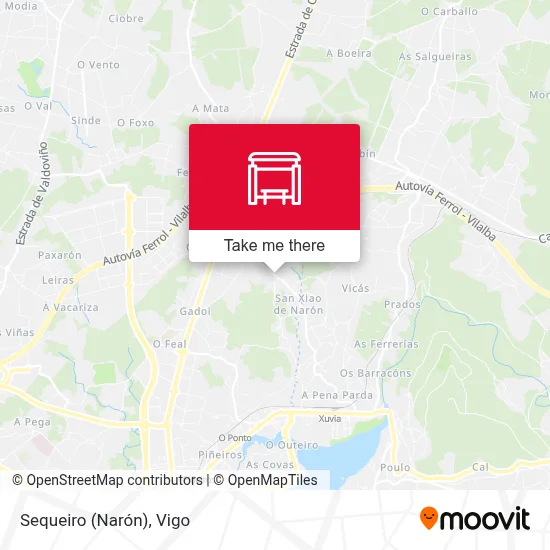 Sequeiro (Narón) map