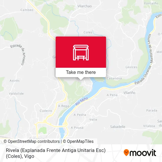 Rivela (Explanada Frente Antiga Unitaria Esc) (Coles) map