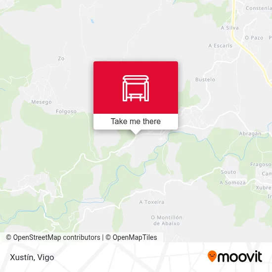 Xustín map