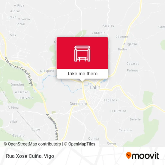mapa Rua Xose Cuiña