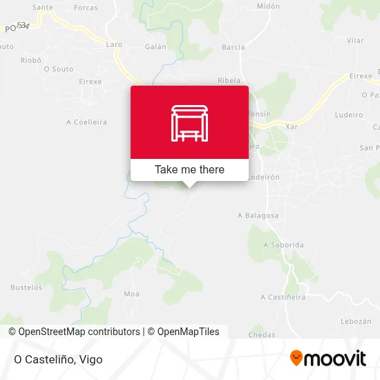 O Casteliño map