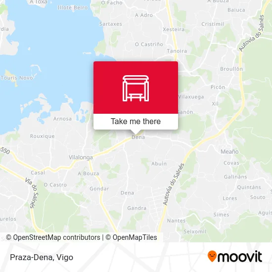 Praza-Dena map