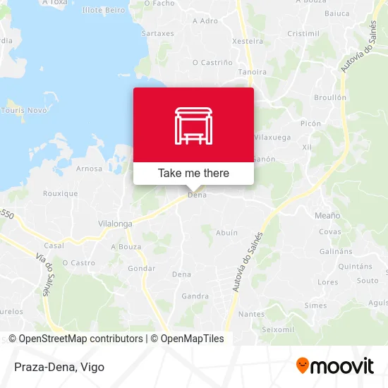 Praza-Dena map