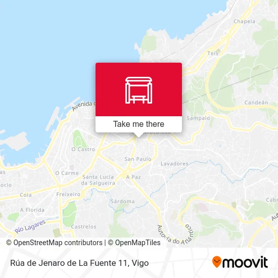 Rúa de Jenaro de La Fuente 11 map