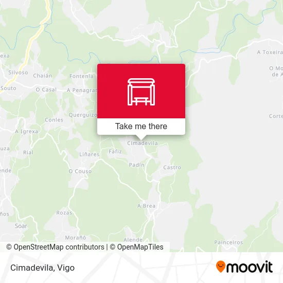 Cimadevila map