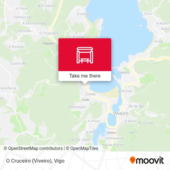 O Cruceiro (Viveiro) map