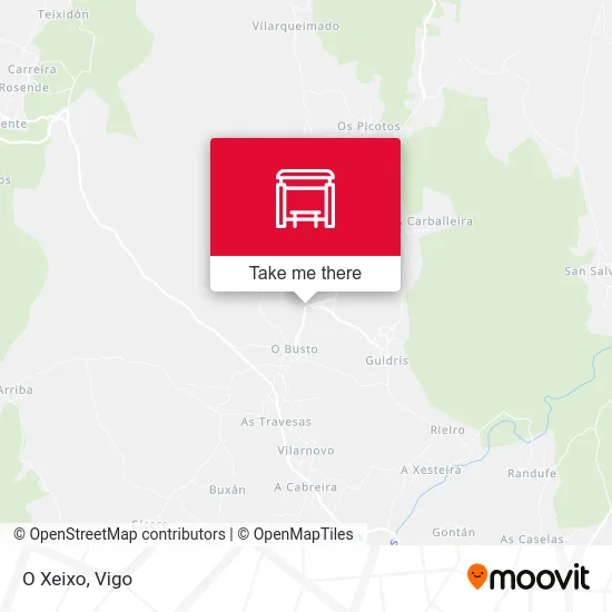 O Xeixo map