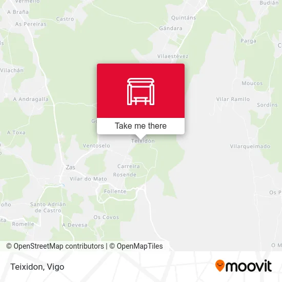 mapa Teixidon