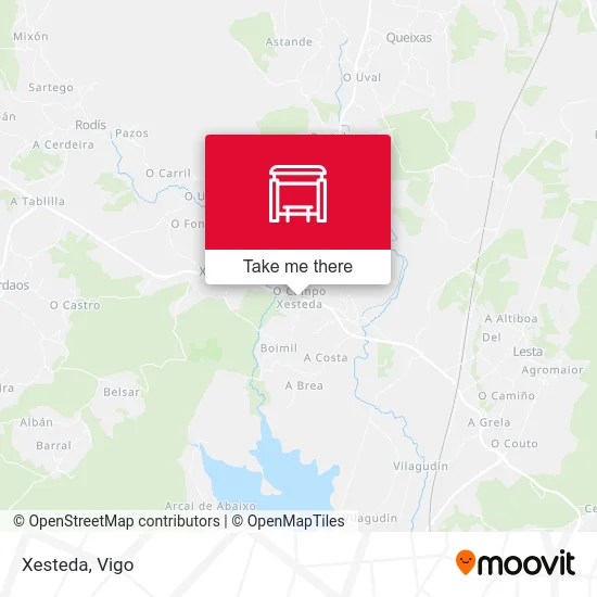 mapa Xesteda