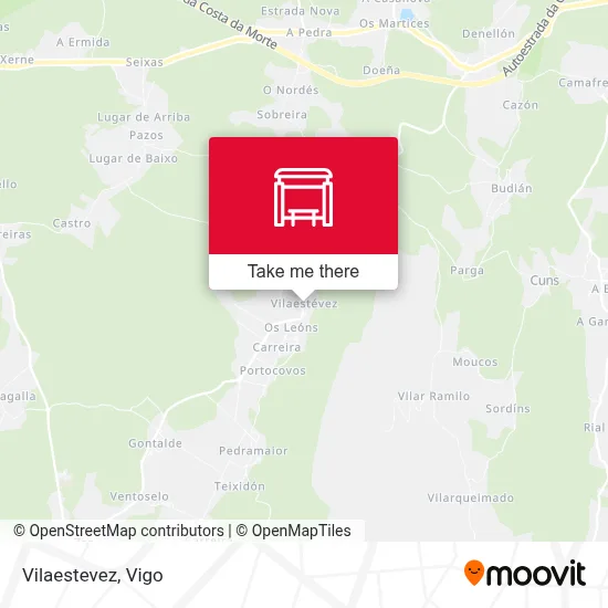 Vilaestevez map