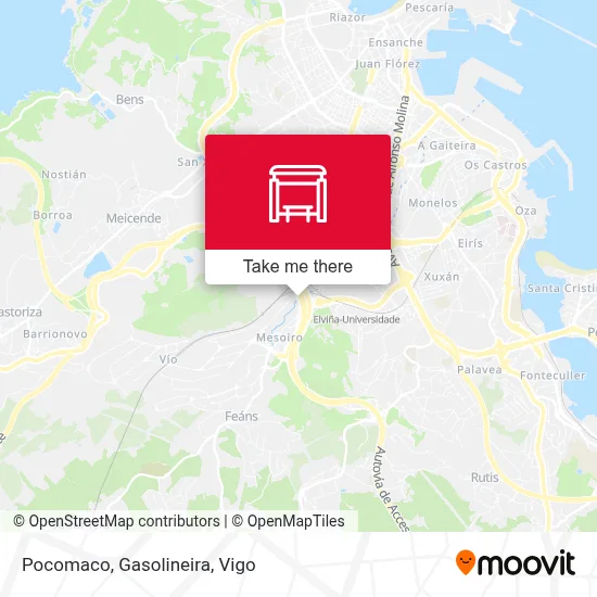 Pocomaco, Gasolineira map