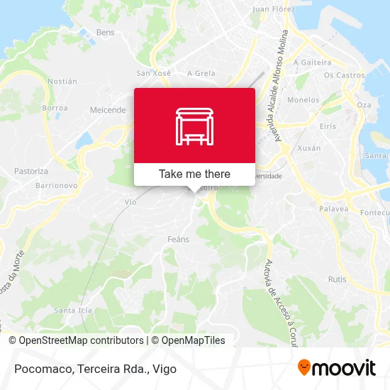 Pocomaco, Terceira Rda. map