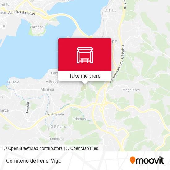 Cemiterio de Fene map