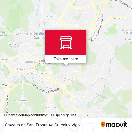 Cruceiro do Sar - Fronte Ao Cruceiro map