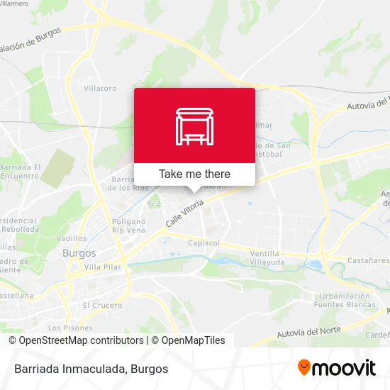 Barriada Inmaculada map