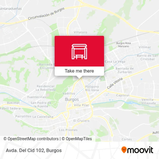 Avda. Del Cid 102 map