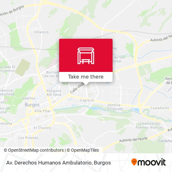 Av. Derechos Humanos Ambulatorio map