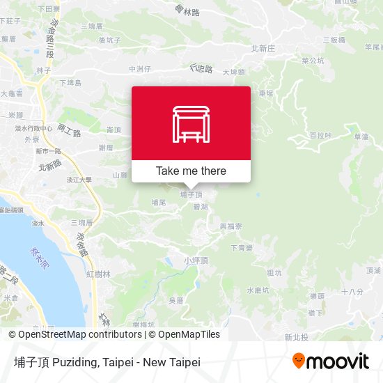 埔子頂 Puziding map