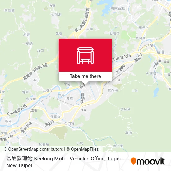 基隆監理站 Keelung Motor Vehicles Office map