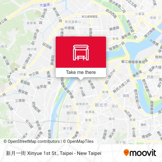 新月一街 Xinyue 1st St. map