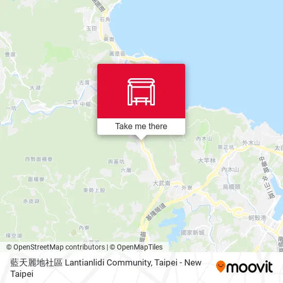 藍天麗地社區 Lantianlidi Community map