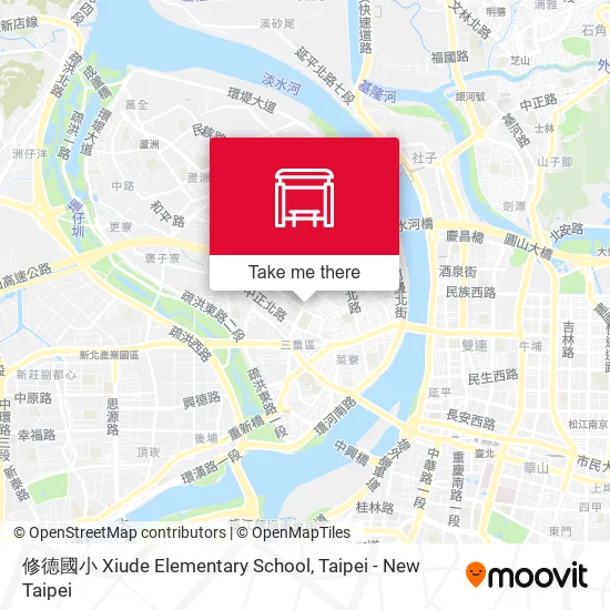 修德國小 Xiude Elementary School地圖