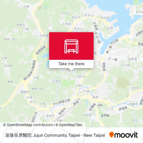 基隆長庚醫院 Jujun Community map