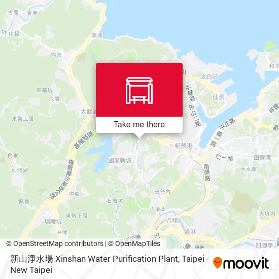 新山淨水場 Xinshan Water Purification Plant map