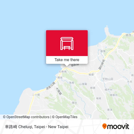 車路崎 Cheluqi map