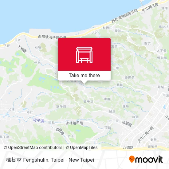 楓樹林 Fengshulin map