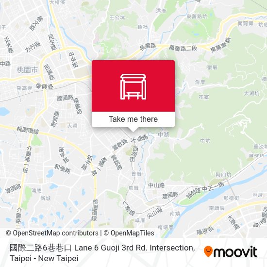 國際二路6巷巷口 Lane 6 Guoji 3rd Rd. Intersection地圖