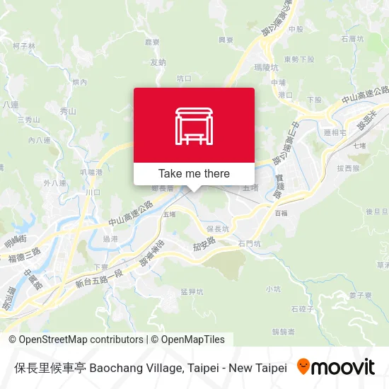 保長里候車亭 Baochang Village地圖