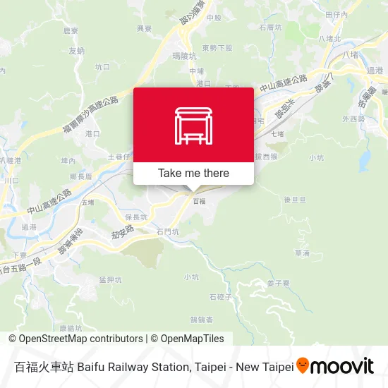 百福火車站 Baifu Railway Station map