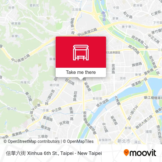 信華六街 Xinhua 6th St. map