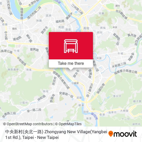 中央新村(央北一路) Zhongyang New Village(Yangbei 1st Rd.)地圖