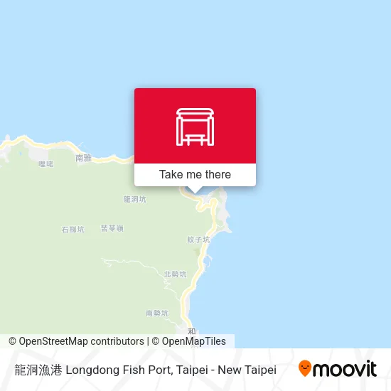 龍洞漁港 Longdong Fish Port map