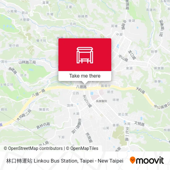 林口轉運站 Linkou Bus Station map