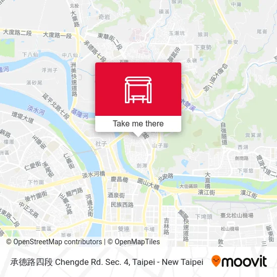 承德路四段 Chengde Rd. Sec. 4 map