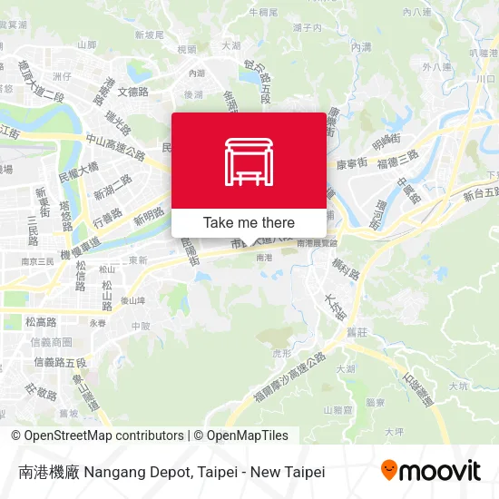 南港機廠 Nangang Depot地圖
