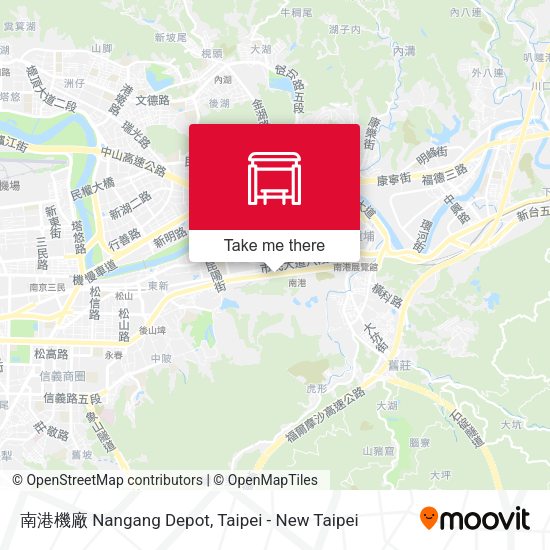 南港機廠 Nangang Depot map