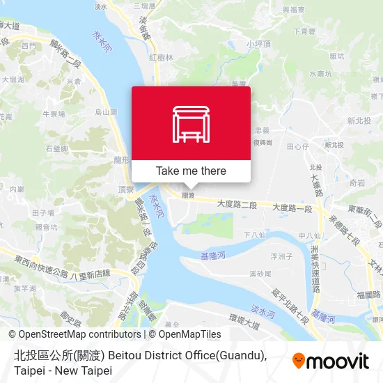 北投區公所(關渡) Beitou District Office(Guandu) map