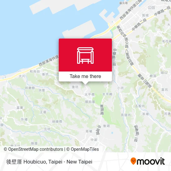 後壁厝 Houbicuo地圖